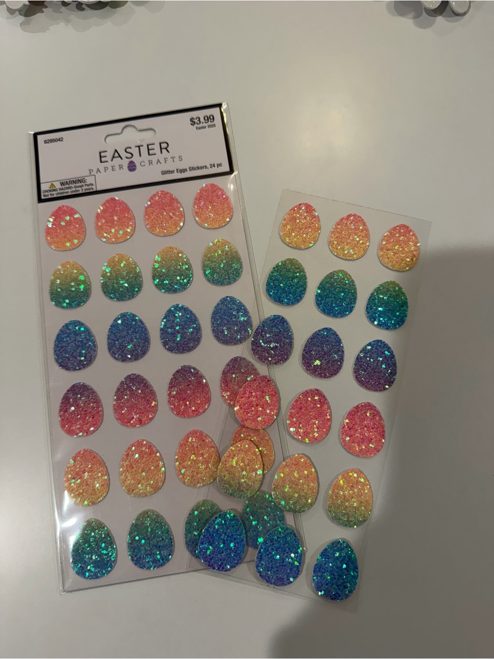 Large bundle Easter & Spring Stickers & manipulatives for crafts & learning - Picture 10 of 14